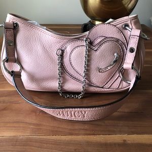 PINK LEATHER JUICY COUTURE PURSE